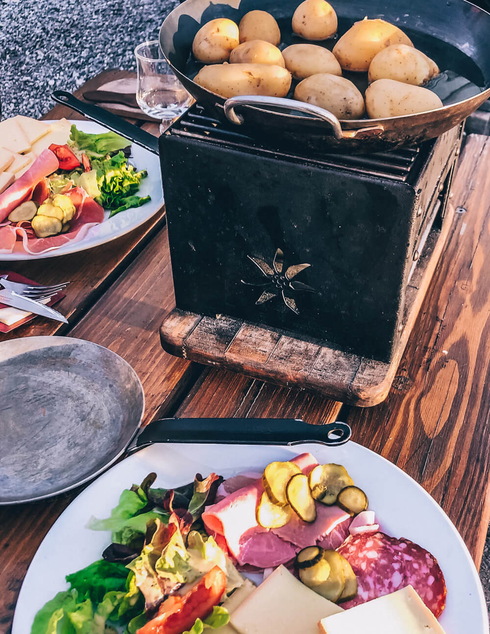 Raclette is definitely my favourite cheat meal and was part of my well being, like seriously.