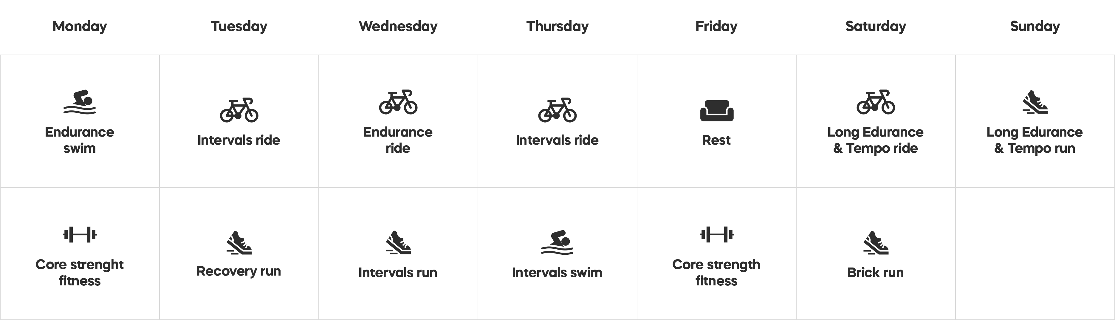 I made sure to keep a very specific pattern schedule over the season to adjust more easily my life around it.